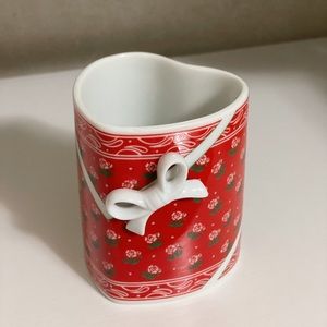 Vintage, Romantic, Hearts Desire Mug- Heart Shaped mug